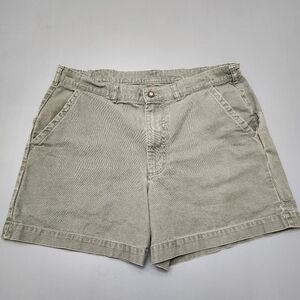 Patagonia Stand Up Shorts Mens 36 Green Canvas 5 in Inseam VTG Y2K Hiking 57225